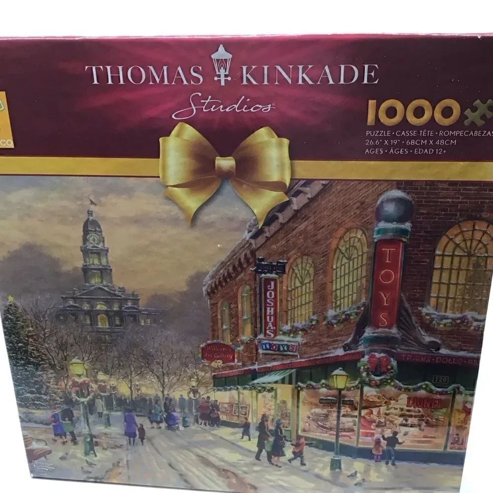 Thomas Kinkade 1000 piece Christmas Puzzle